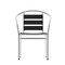 Flash Furniture Commercial Black Metal Restaurant Stack Chair TLH-017W-BK-GG - alternate 10